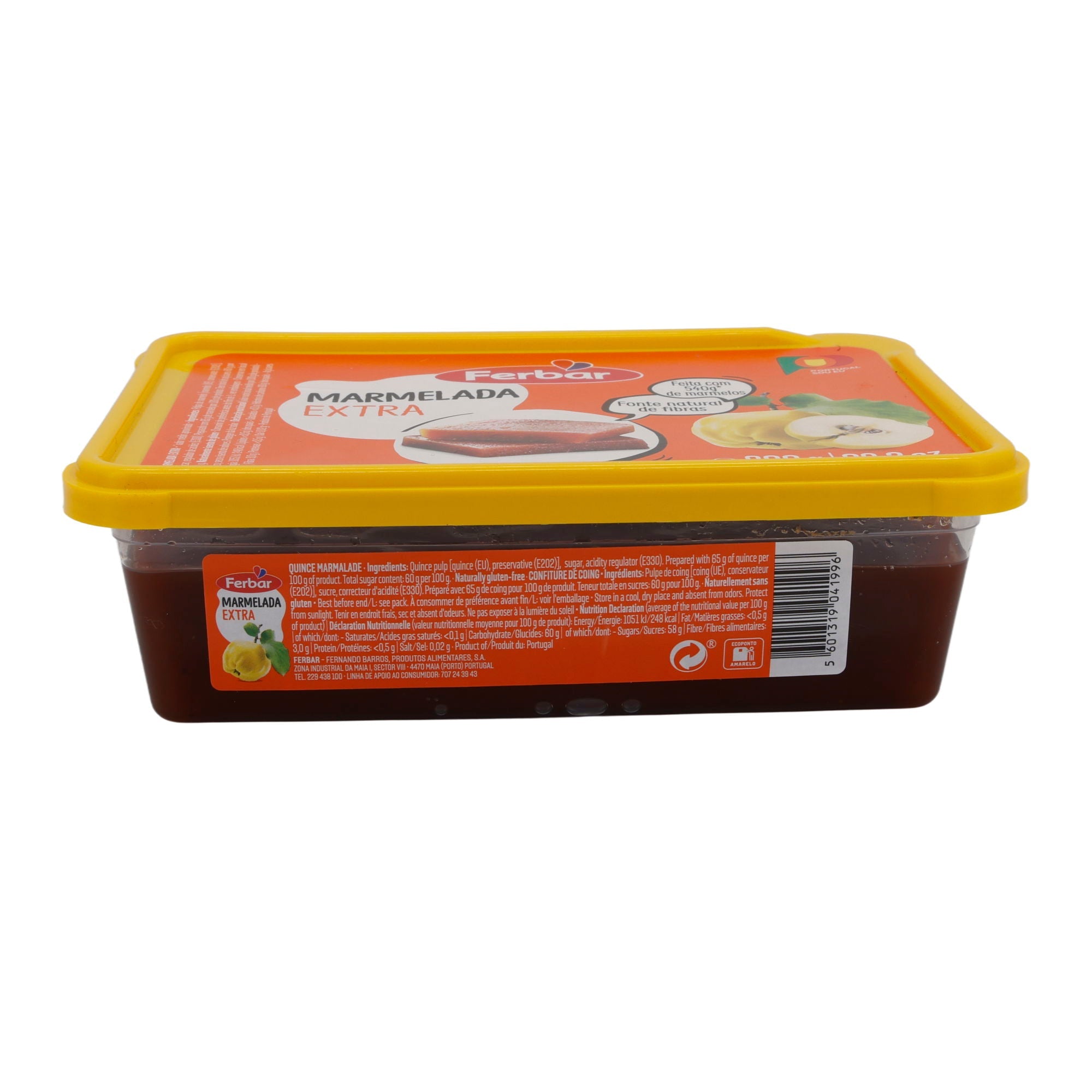 Quittenmarmelade Ferbar | Extra | Fruchtig, 50 % Quittenanteil | 800 g FERBAR
